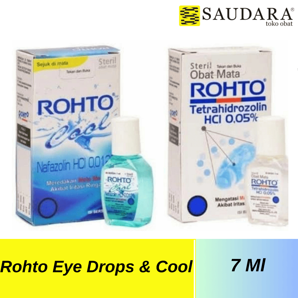 Jual Rohto Eye Drops (7 Ml) , Rohto Cool (7 Ml) | Shopee Indonesia