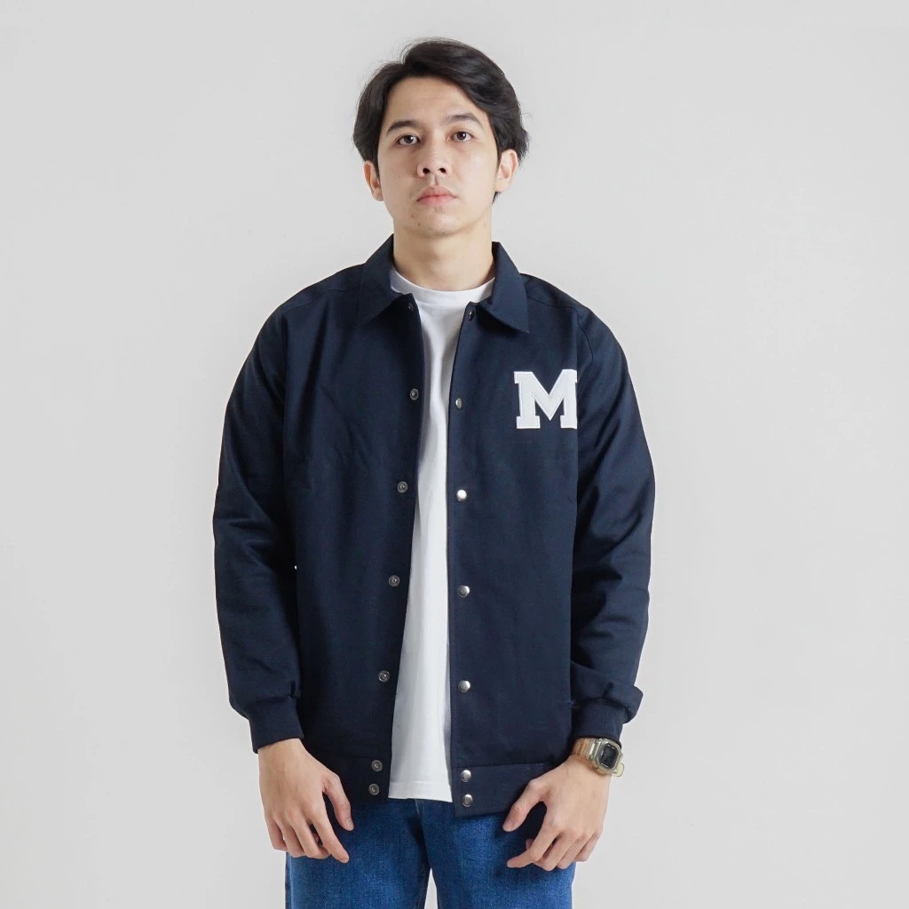 Jual Mailo Work Jacket Distro Write Down Cotton Twill Pria Navy / Biru ...
