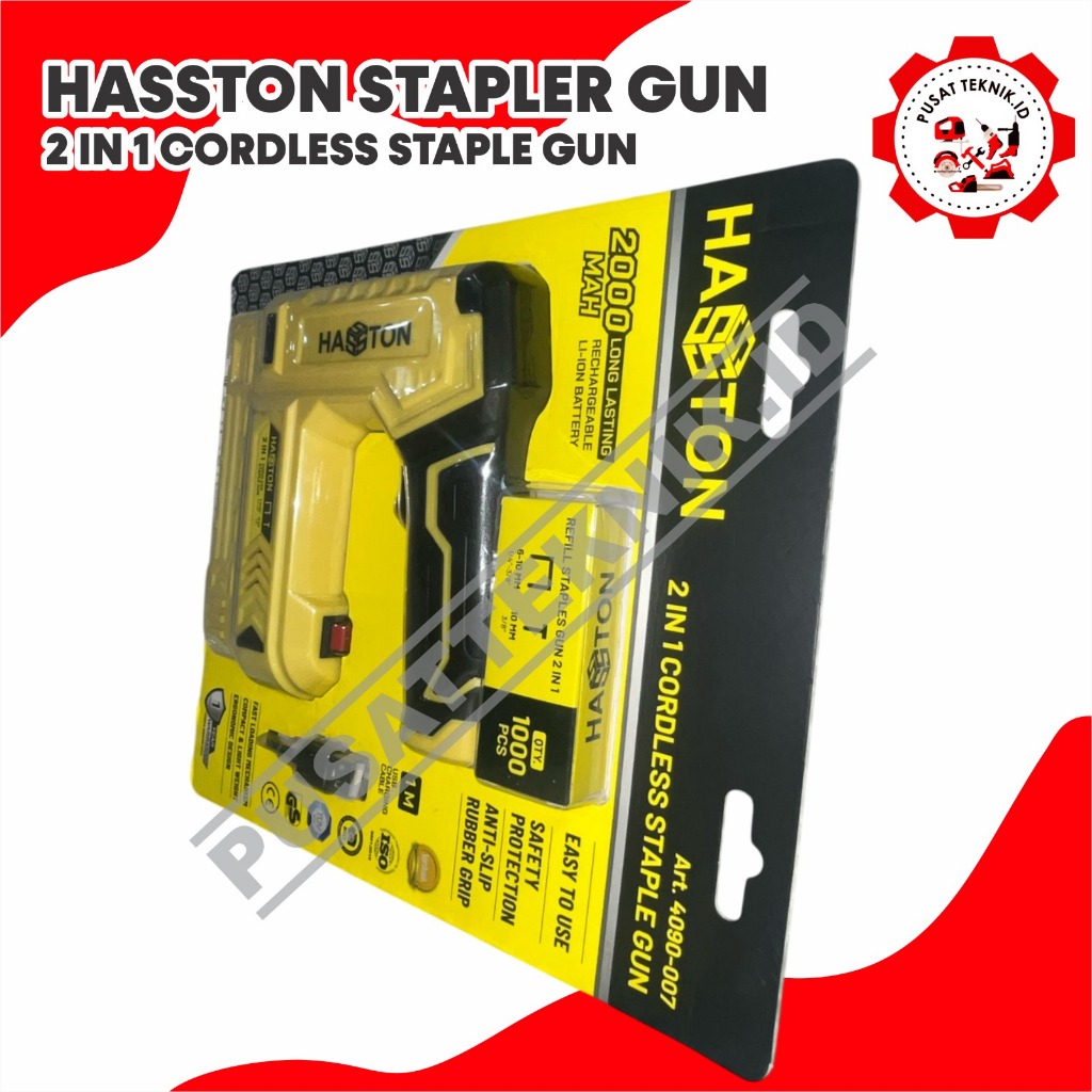Jual HASSTON Air Nailer Cordless 5in1 Mesin Paku Tembak Baterai 2in1 ...