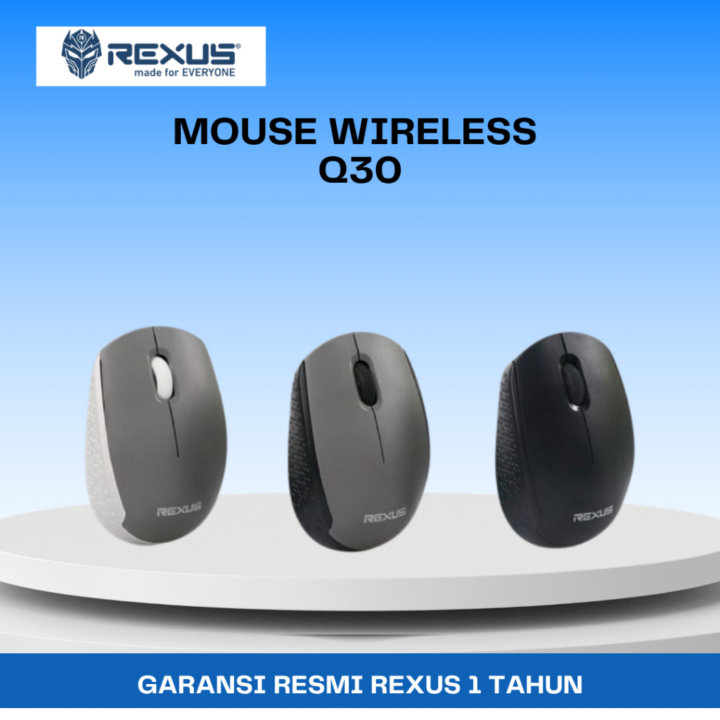 Jual REXUS Mouse Wireless Office Q30 Silent Click | Shopee Indonesia