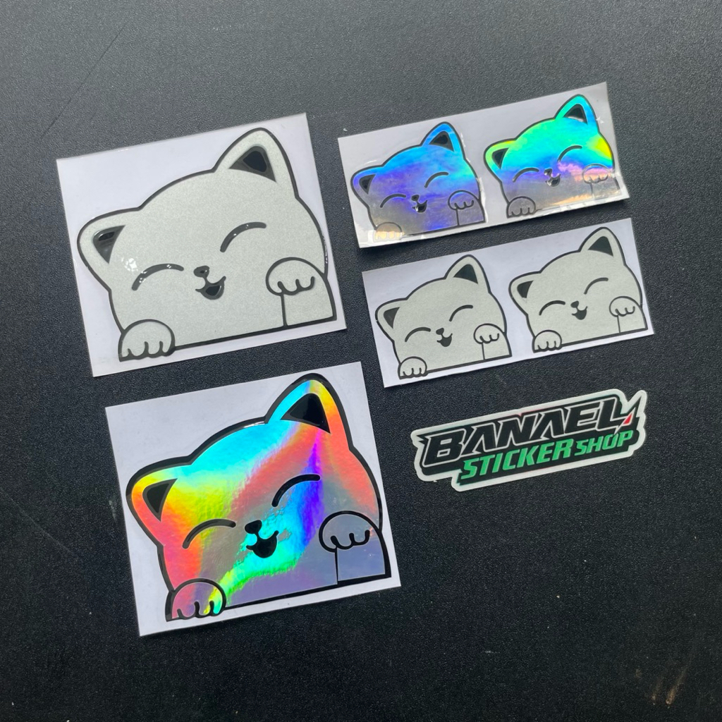 Jual Sticker Stiker Kucing Cute Cutting | Shopee Indonesia