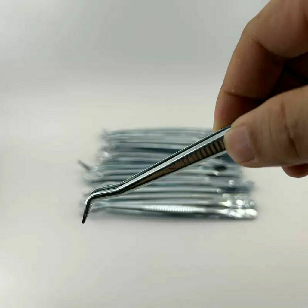 Jual Pinset untuk Jarum Telinga / Ear Magnet / Ear Seed / Press needle ...