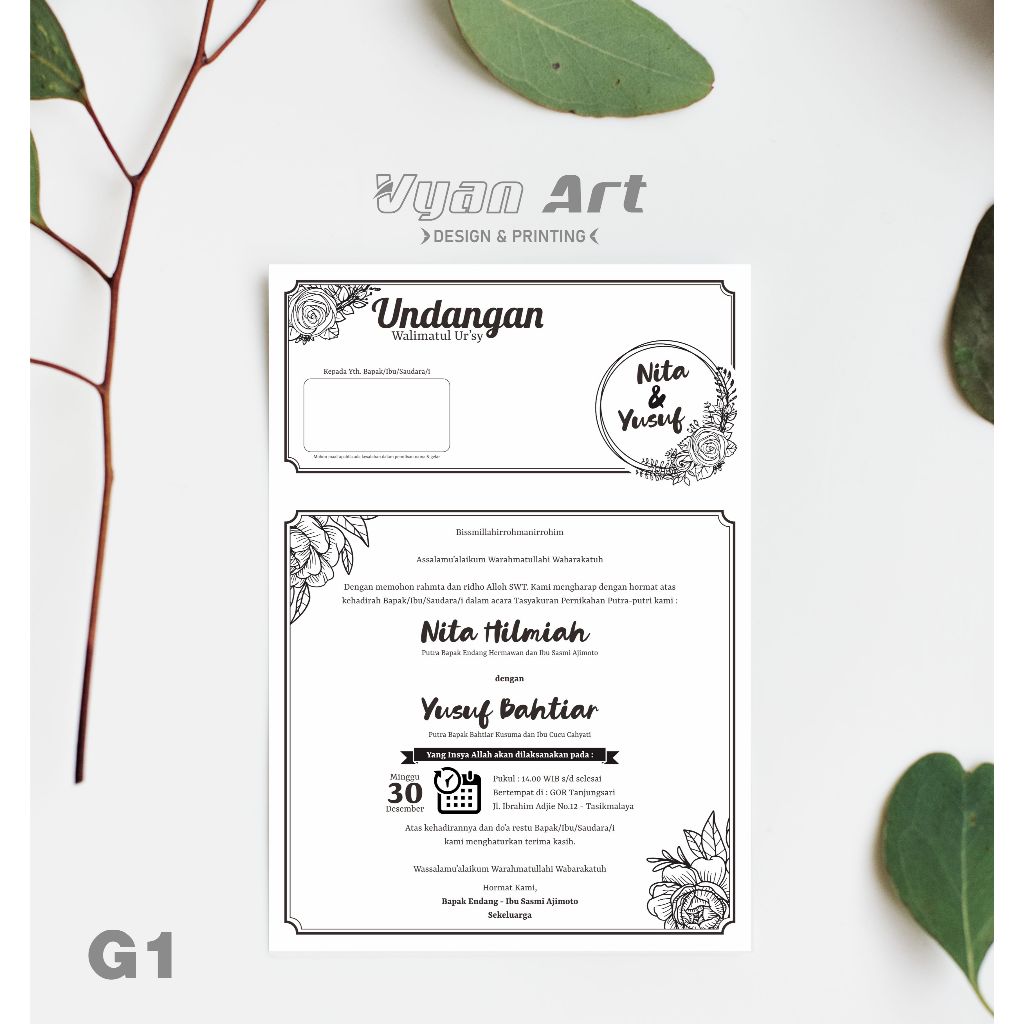 Jual Promo Cetak Undangan Aqiqah, Tahlil, Tasyakuran Aqiqah, Walimatul ...