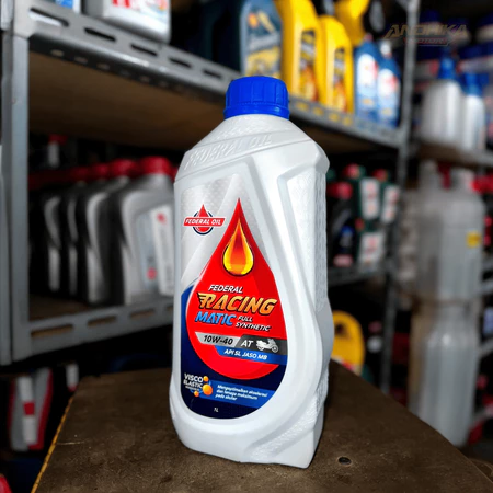 [ASLI] OLI FEDERAL RACING MATIC 1L 10W-40 FULL SYNTHETIC PELUMAS MESIN MOTOR NMAX AEROX PCX ADV VARIO 160 ORIGINAL 100%