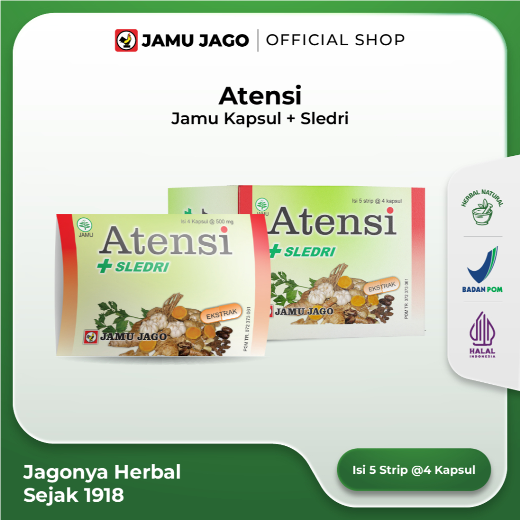 Atensi Jamu Kapsul Membantu Meringankan Gejala Tekanan Darah Tinggi by Jamu Jago