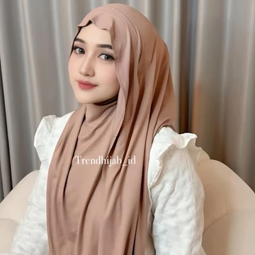 Trendhijab_id Pashmina Jahat Salsabila Meleyot Instan Bahan Rayon Cooltecht Hijab Instan Nyaman