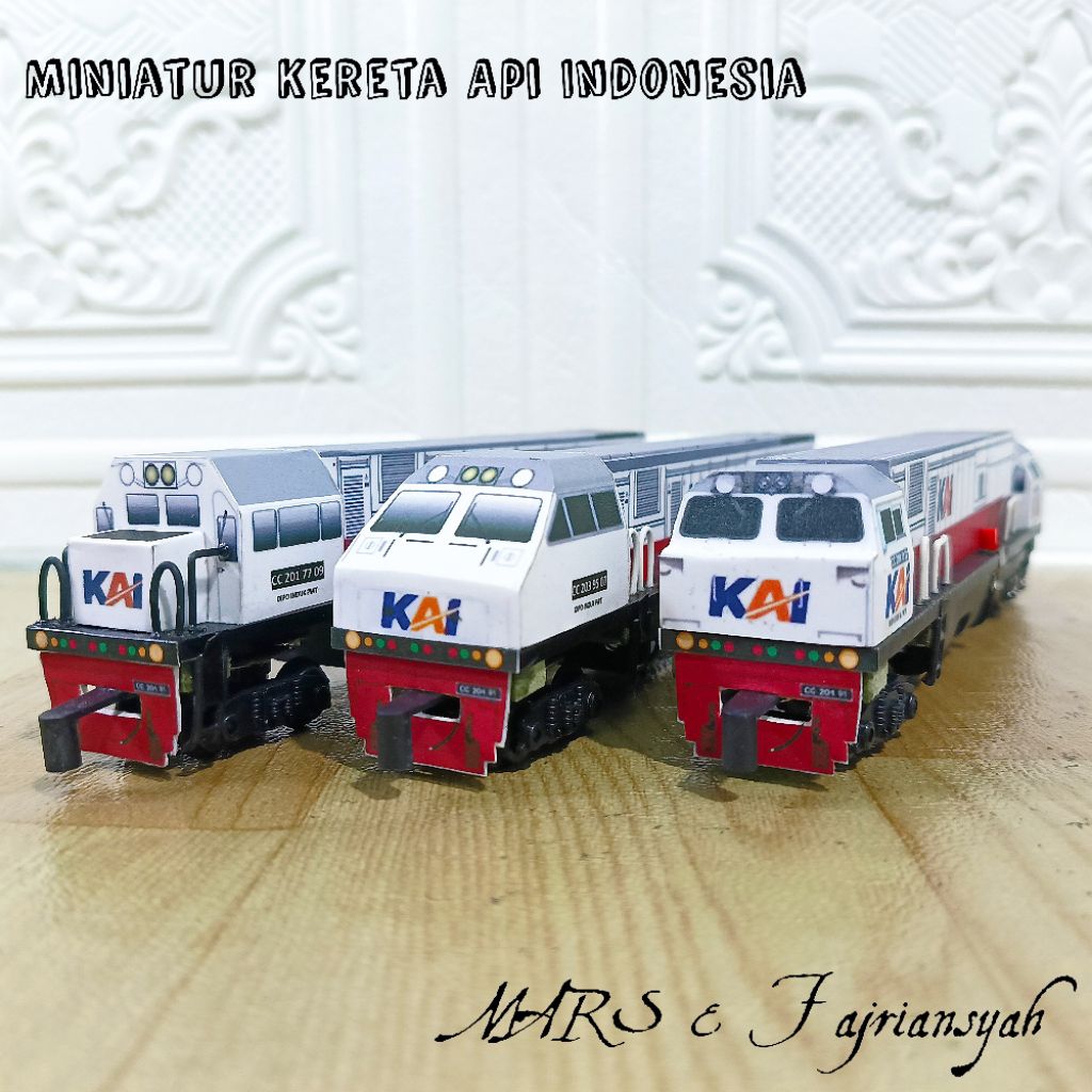 Jual Lokomotif Cc201 Bermesin Miniatur Mainan Kereta Api bisa join Rail ...