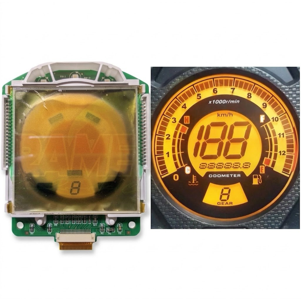 Jual Paket Polarizer LCD Speedometer CS1 [ Solusi Sunburn ] | Shopee ...