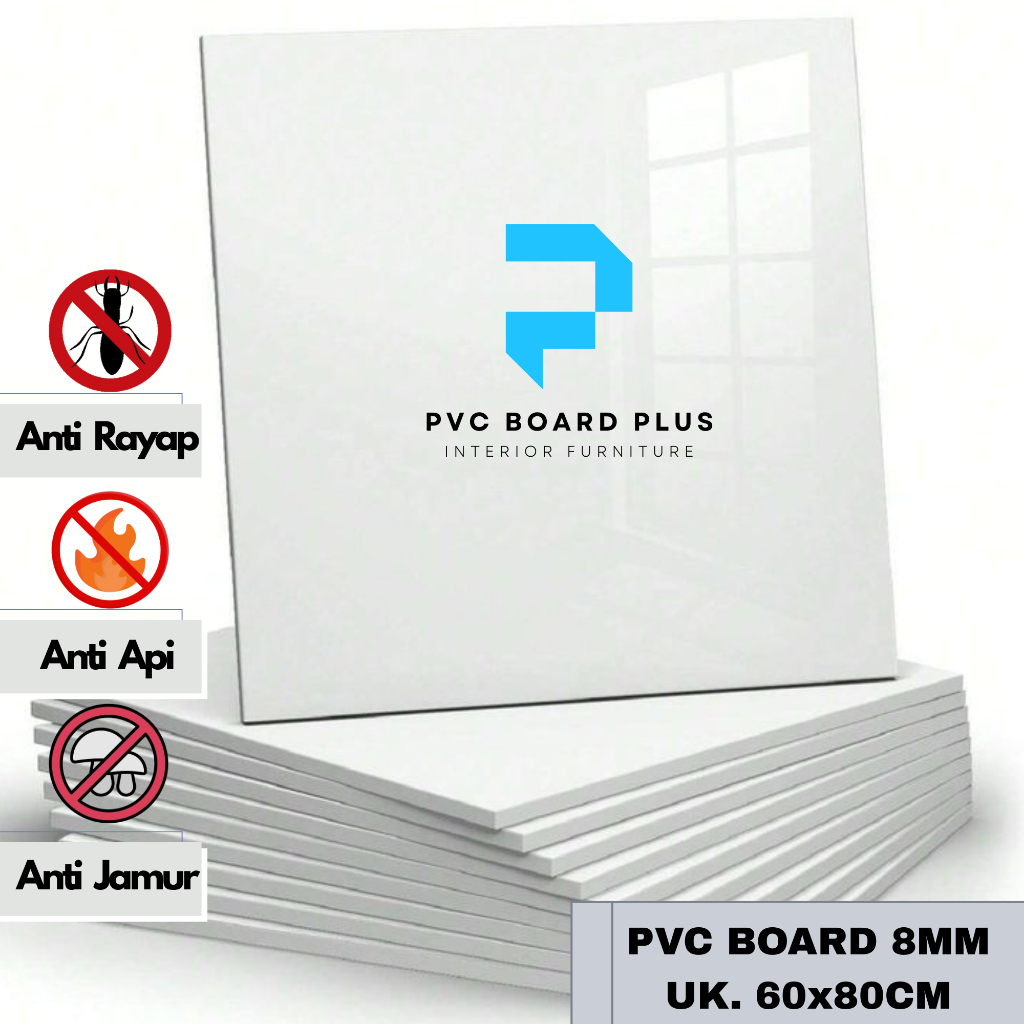 Jual PVC Board 8mm Ukuran 60x80cm | Custom PVC Foam Board | PVC Board ...