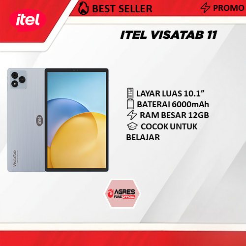 Jual itel Visatab 11 Tablet Murah RAM Besar 12GB Original Garansi Resmi ...
