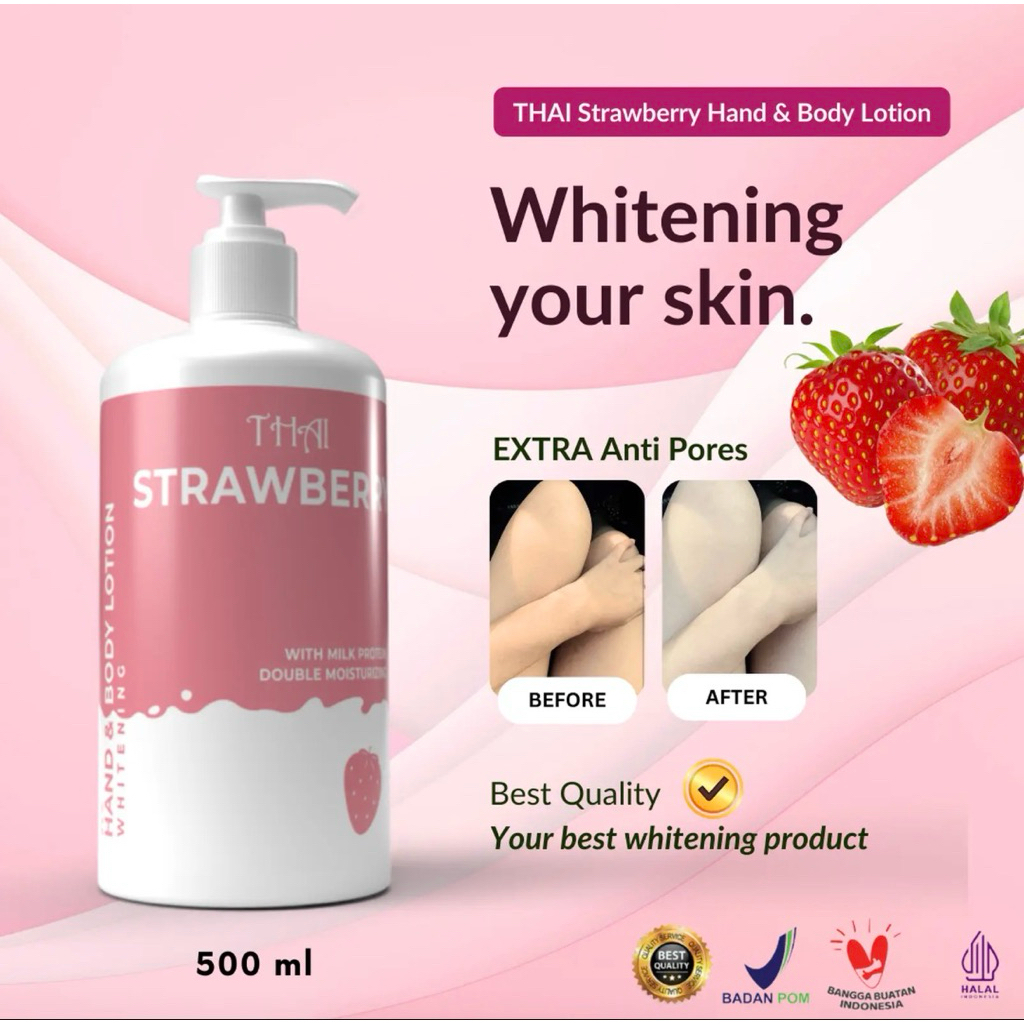 Jual THAI HAND BODY LOTION 500ml BOTOL KEMASAN BARU | Shopee Indonesia