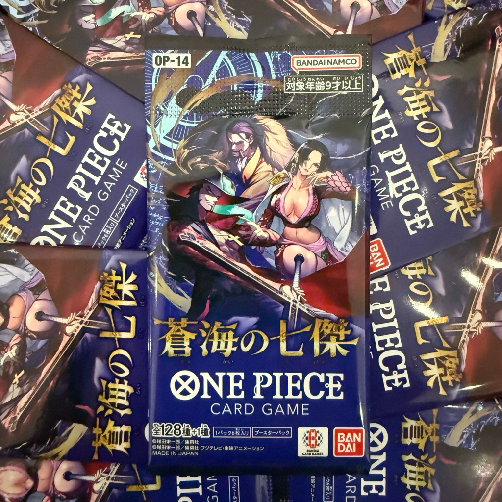 Jual One Piece TCG OP14 OP-14 Booster Pack The Azure Sea’s Seven ...