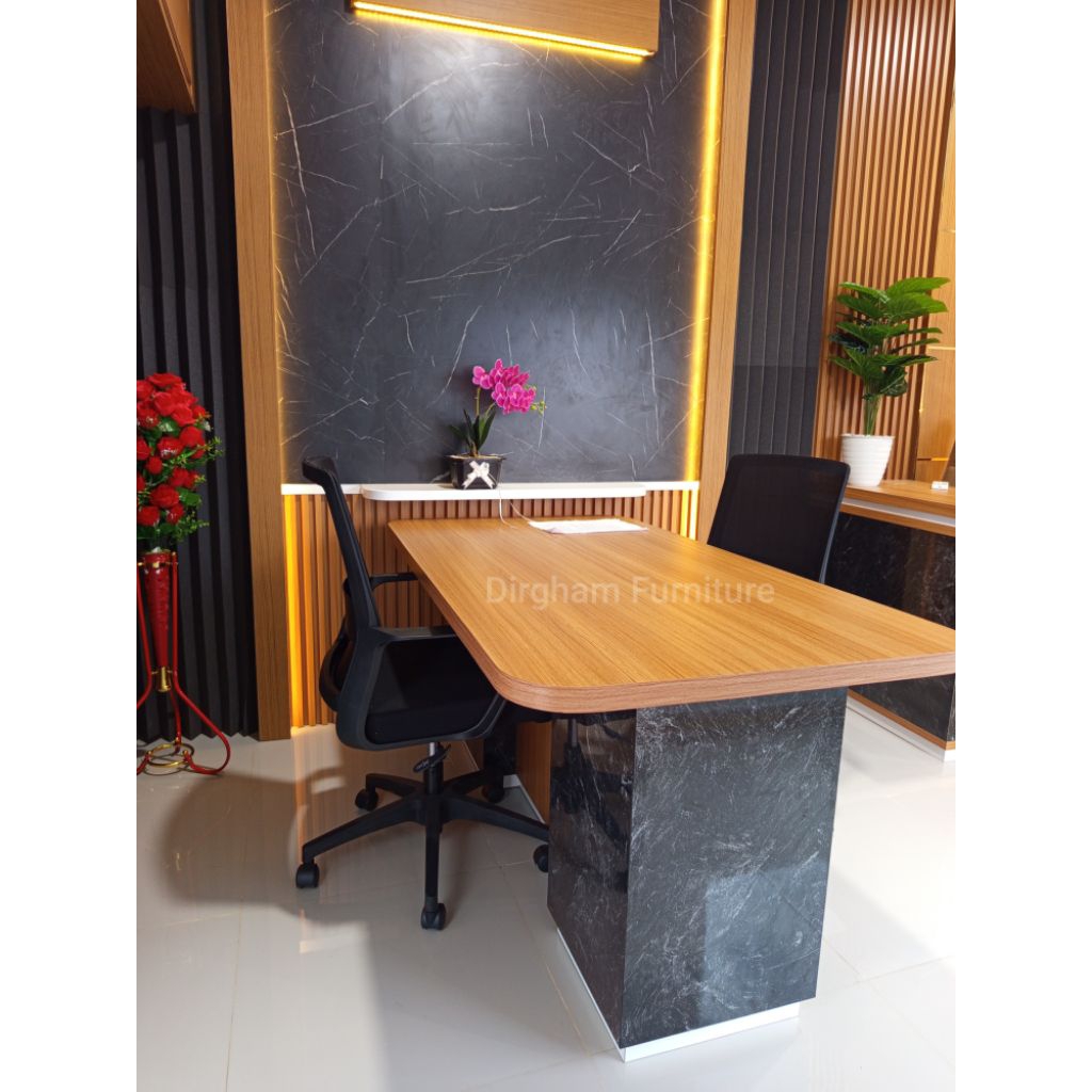 Jual Meja Podcast/Meja Meeting/Meja Custom HPL | Shopee Indonesia