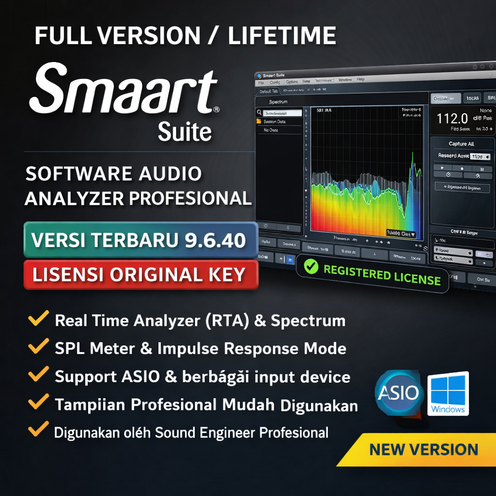 Jual Software Smaart Suite v9.6.40 Full Version – Software Audio ...