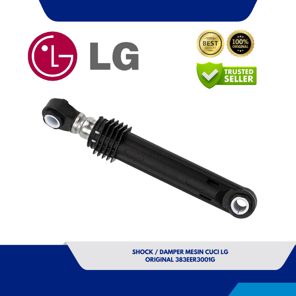 3er Set Stoßdämpfer 383EER3001G + Befestigungsstifte – Passend Für LG Waschmaschinen Wie WM3170CW, WM0642HW & Co.
