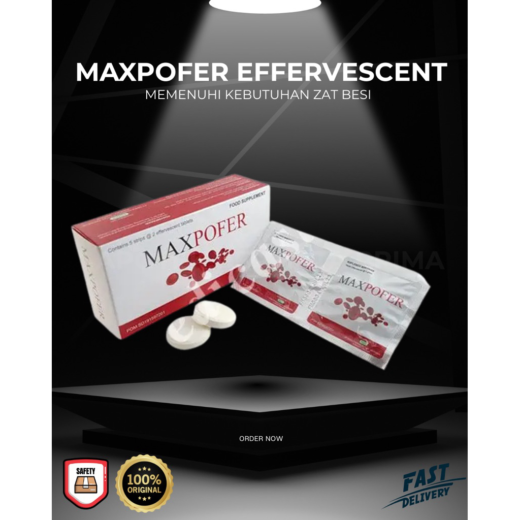 Jual MAXPOFER EFFERVESCENT (2TAB) | Shopee Indonesia