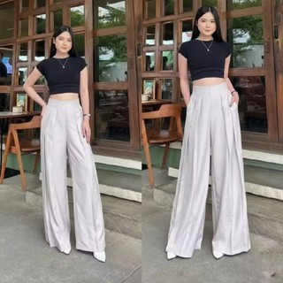 Lavie Pants Celana Panjang Wanita Highwaist Palazzo