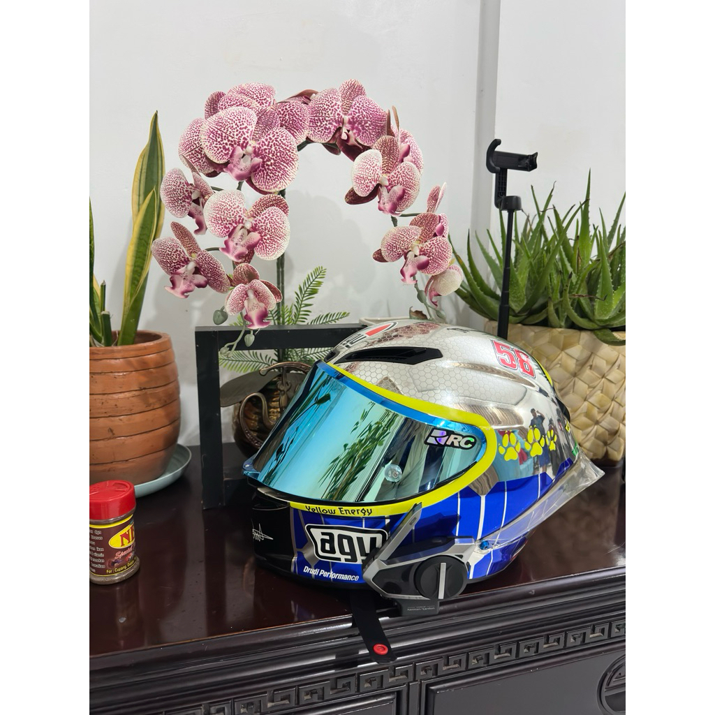bell blue helmet Moto-10 Spherical MIPS APPLIANCES Color:Anodized Orange For a journey to color-Charcoal