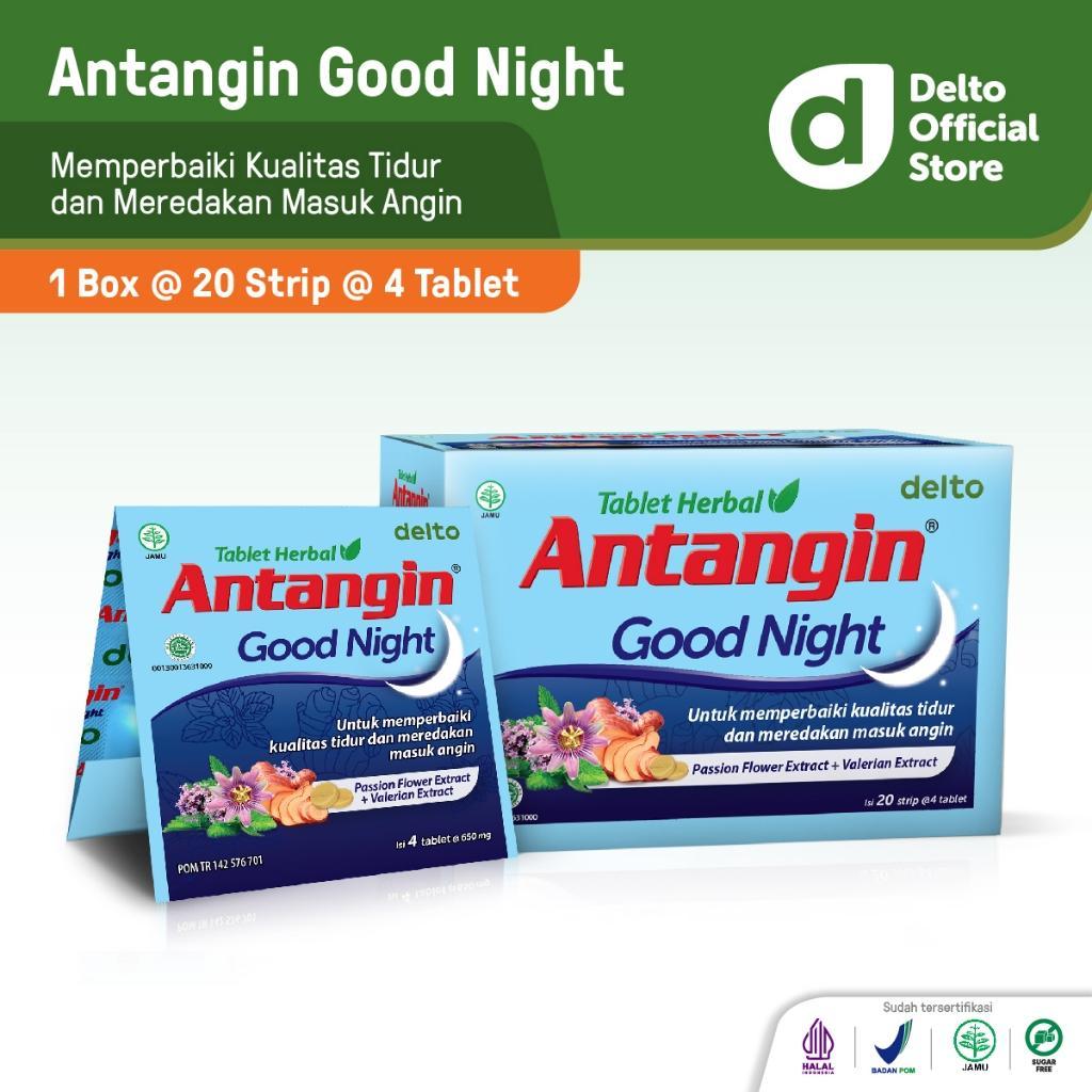 Antangin Good Night - Obat Tablet Herbal Memperbaiki Kualitas Tidur Meredakan Masuk Angin