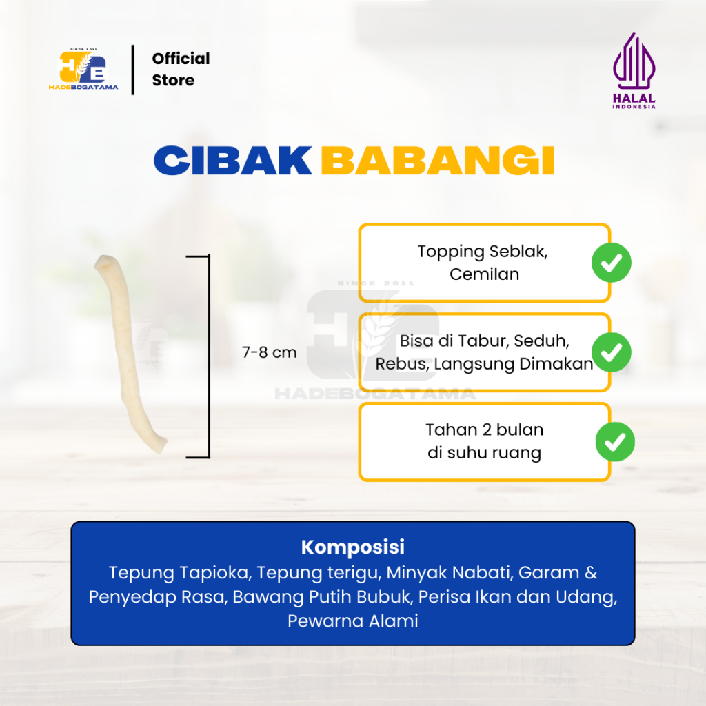 Jual Cibak Babangi kemasan 200 gr | Shopee Indonesia