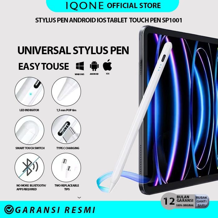 Jual IQONE SP1001 Stylus Pen universal Actual Universal For ios Android ...