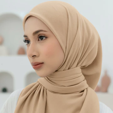 Hijab Segi Empat Voal Arabian Premium 125cm X 125cm MY Basic Square Pastelia Hijab