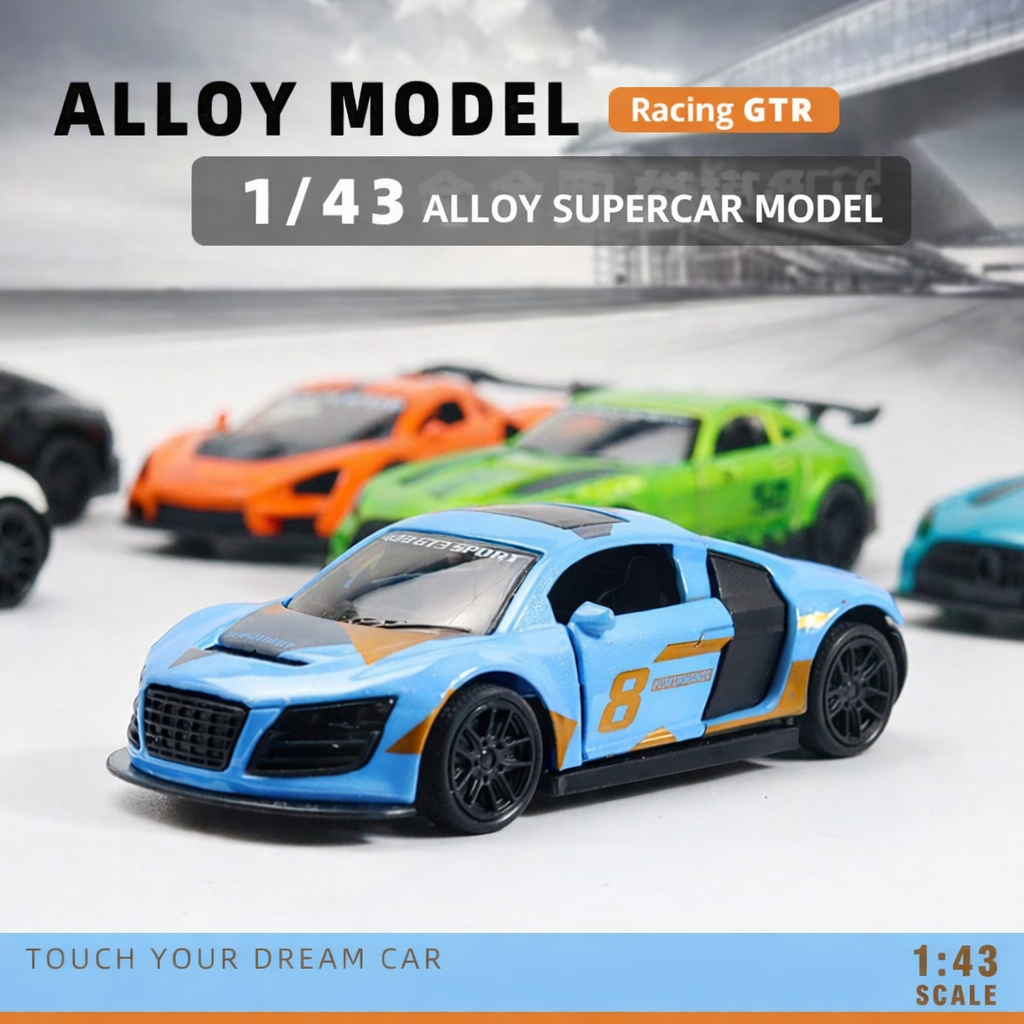 Jual Mainan Diecast Mobil Balap Racing Super Car Ukuran 12CM Skala 1:43 ...