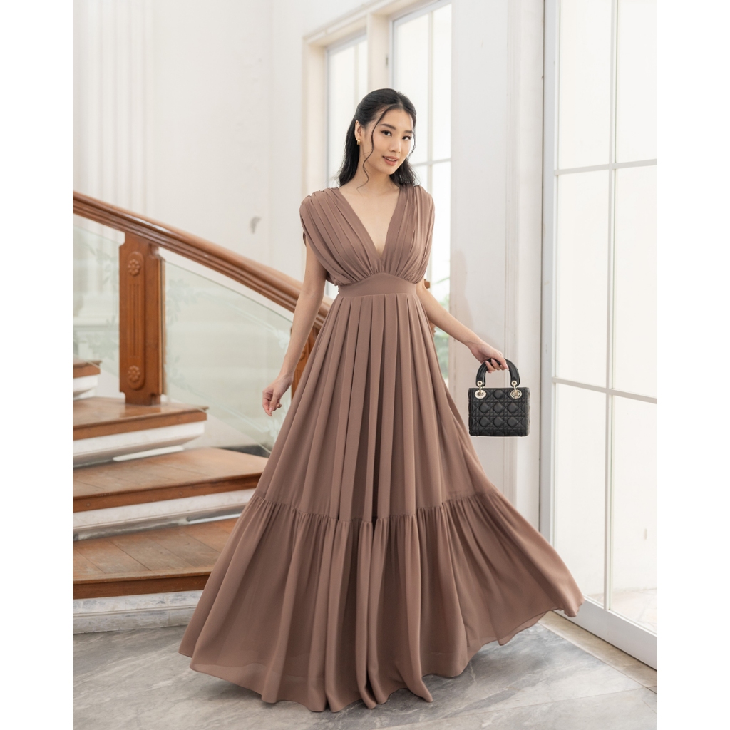 Jual Malikabymodelano - Rabena Dress / Dress Pesta Gaun Kondangan ...