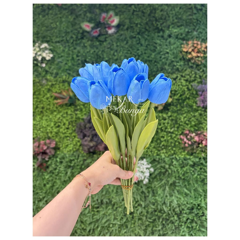 Jual (FR 237) - (Latex) Bunga Artifisial Tulip Latex 1 Tangkai Dekorasi ...