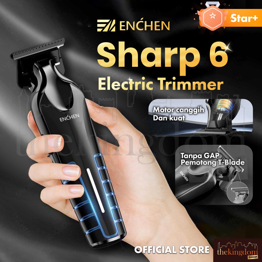 Jual Enchen Sharp 6 Electric Trimmer Professional Hair Clippers Shaver Alat  Cukur Rambut Jenggot 5000 RPM Grooming Kit | Shopee Indonesia