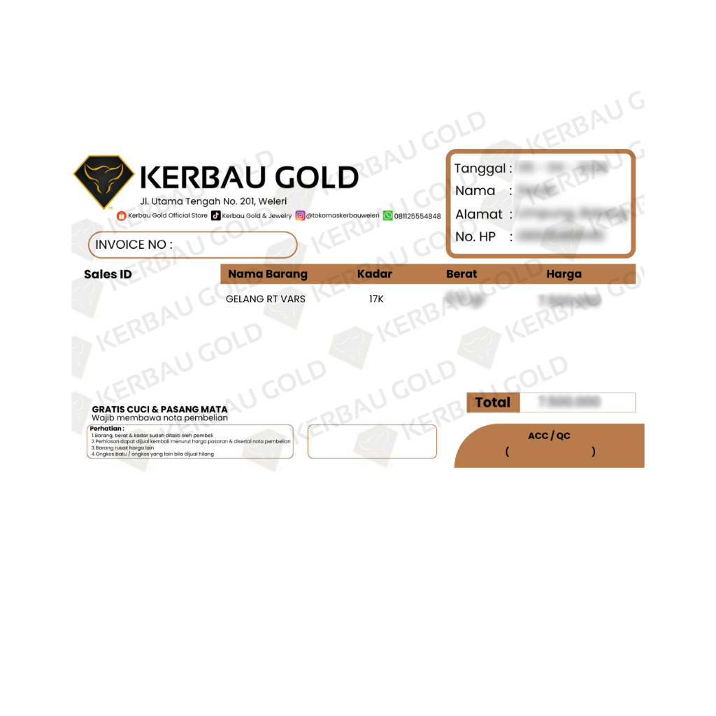 Jual [Kerbau Gold] Gelang Emas Bangle CTR 8K - Emas Asli 100% | Shopee ...