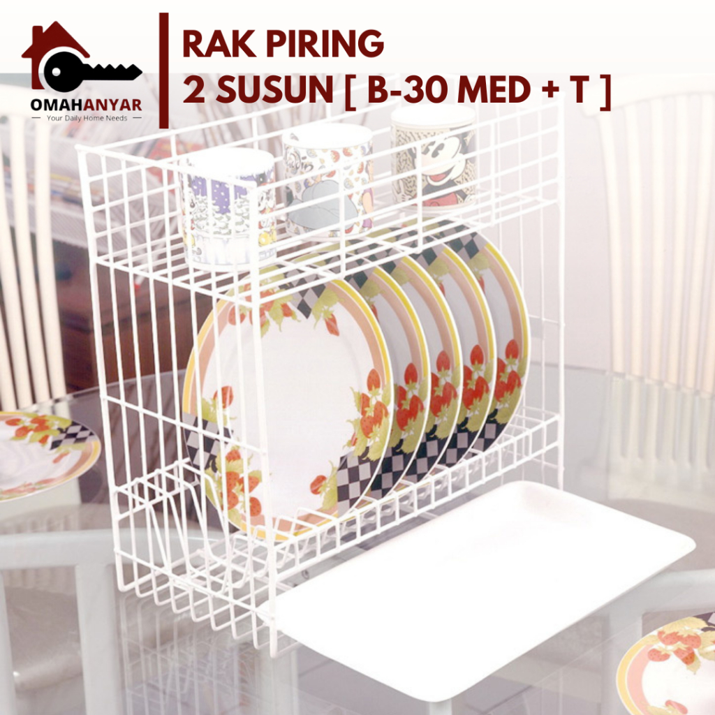 Jual Rak Piring Botol 2 Susun merk Modeline B-30 ME B-30 MED B-30 MED+T ...