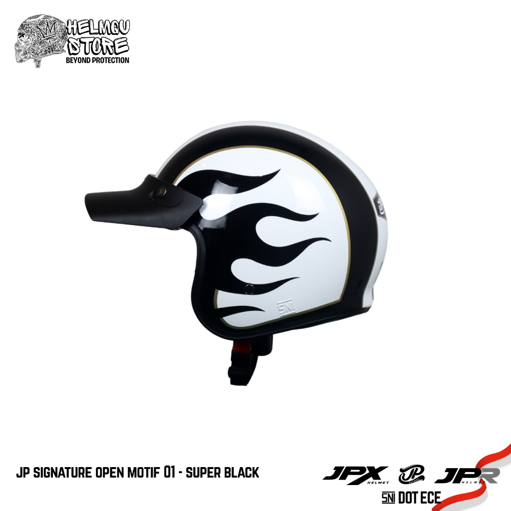 Jual HELM JP SIGNATURE OPEN (SO) - MOTIF SO 01 SNI DOT - HELMQU.STORE ...