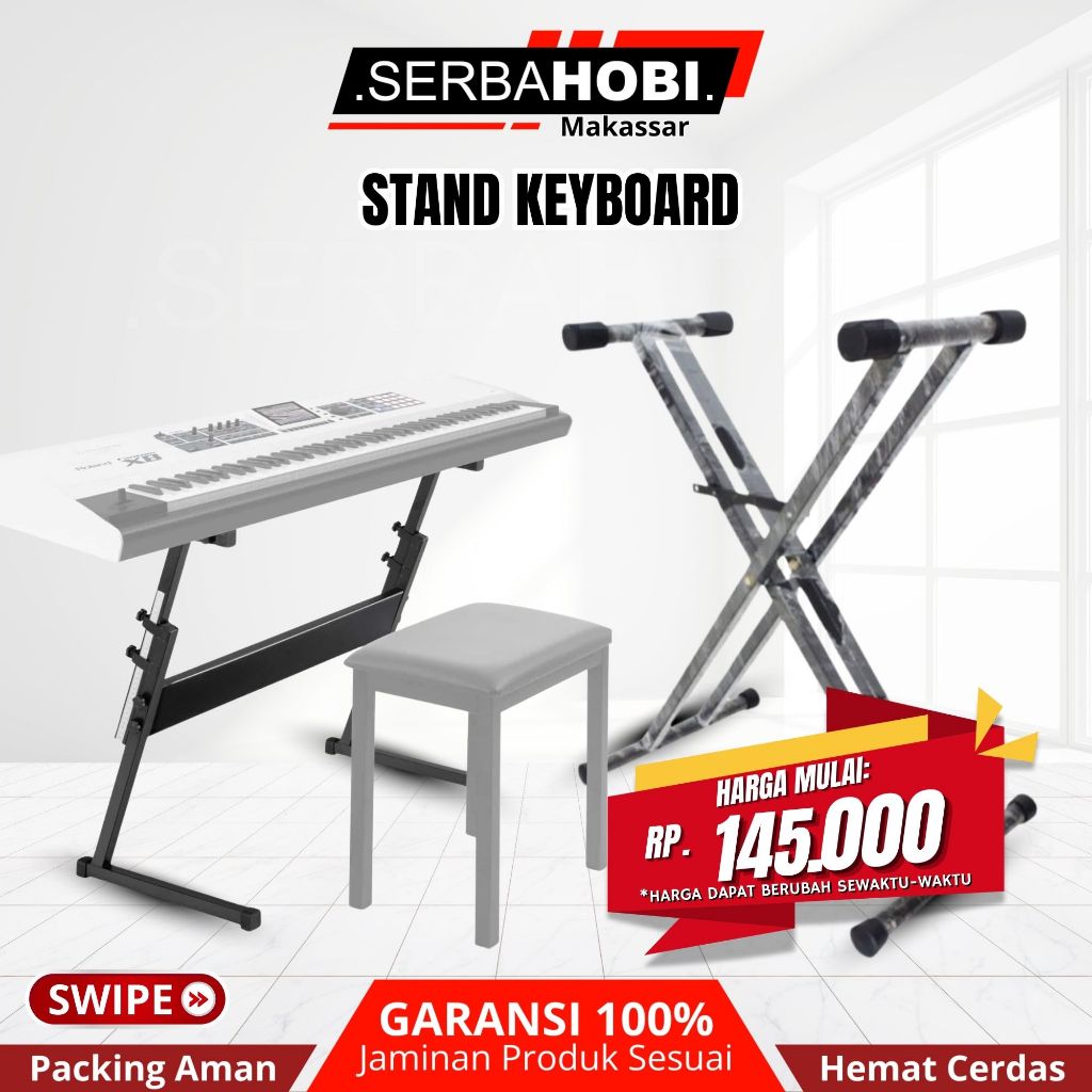 Jual Stand Keyboard / Stand Keyboard single / Stand Keyboard Z | Shopee ...