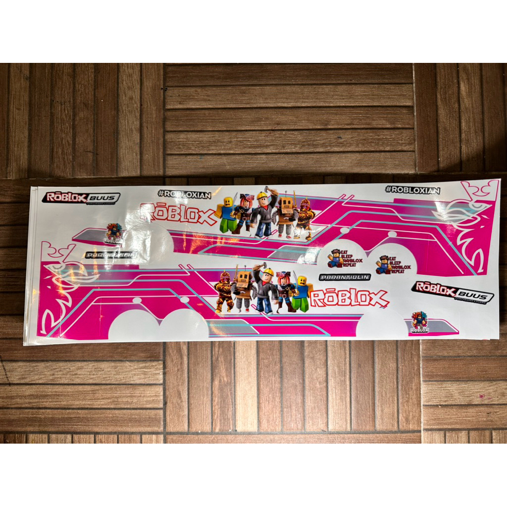 Jual Stiker Livery ROBLOX untuk Miniatur Bus RKC Tronton JB 5 Terbaru ...
