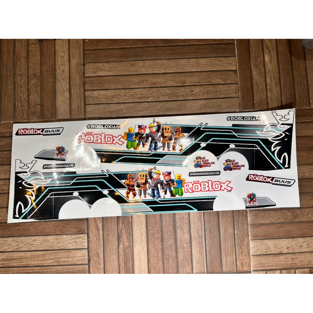 Jual Stiker Livery ROBLOX untuk Miniatur Bus RKC Tronton JB 5 Terbaru ...