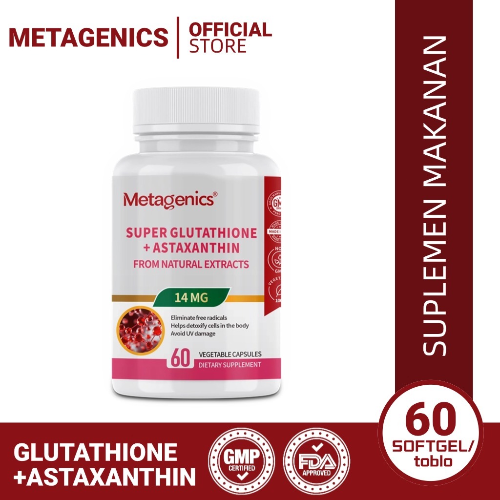 harga glutathione Jual + Astaxanthin, Mendukung Kecerahan Kulit & Anti-Penuaan, 60 softgel What in the heck ascent glutanac 1000 tablet GLP-RT Quantity:30mg