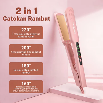 Pengiriman Cepat Keriting Pengeriting Rambut Dengan Layar LCD Pengunci Cerdas PTC Multi Level
