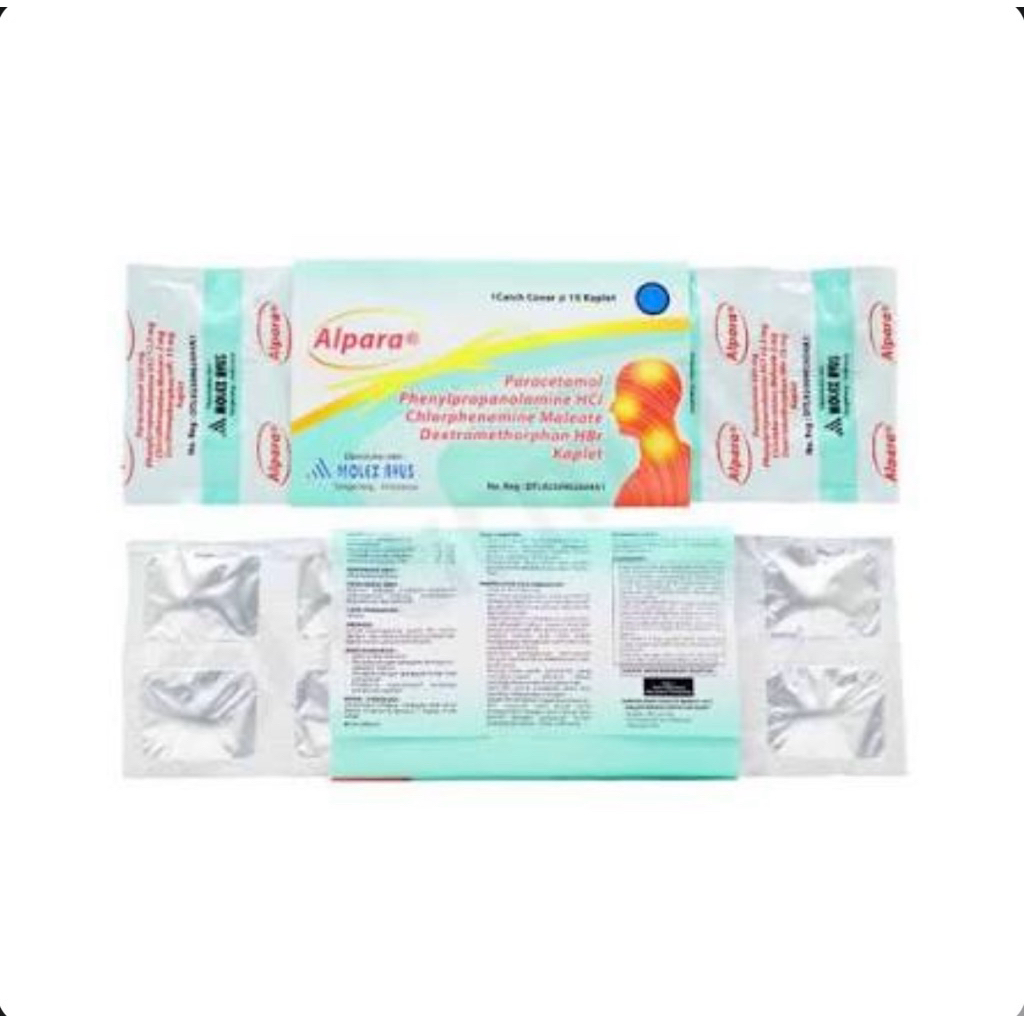 Jual Alpara Kaplet Obat Batuk dan Flu, 1 Strip Isi 10 Kaplet | Shopee ...