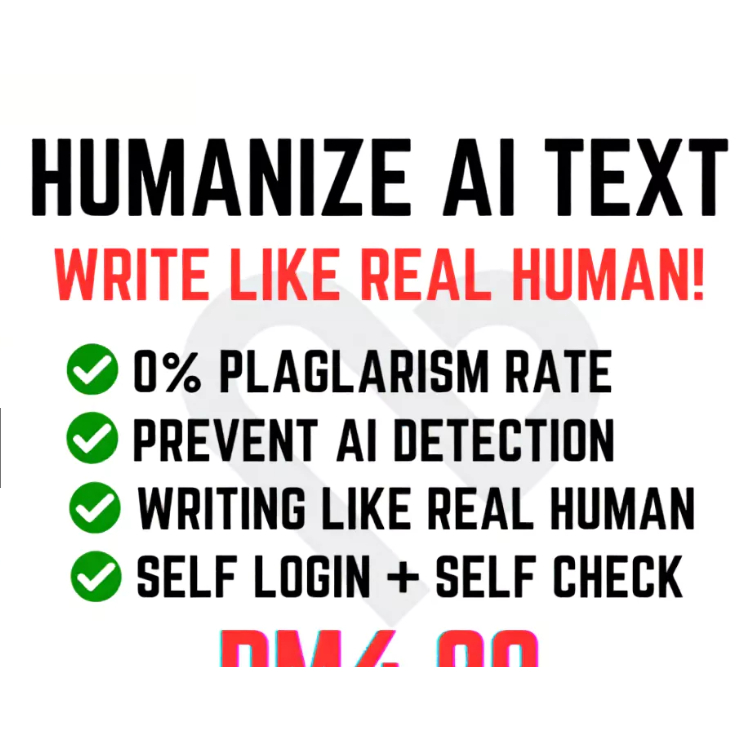 Humanize Ai text - Reduces AI Detection Rate for Students & Copywriting