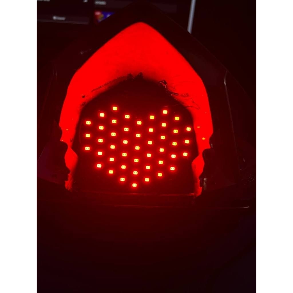 Jual Stoplamp led runing xeon karbu 8 mode | Shopee Indonesia