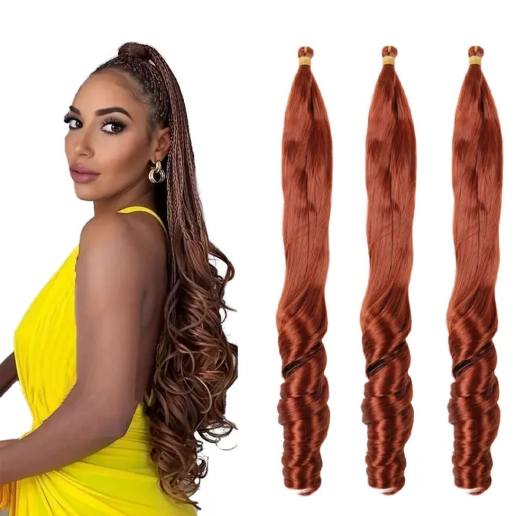 Jual Rambut Sambung Braiding Hair French Curl Braid Rambut Sulam Rambut ...