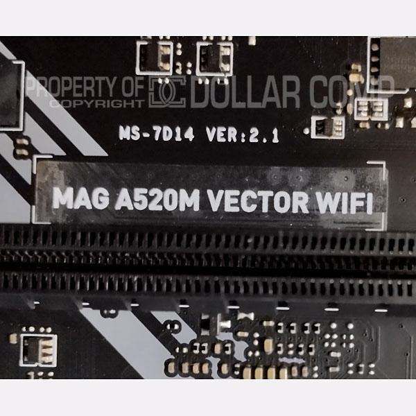 Jual Motherboard Mainboard Mobo A 520 MSI MAG A520M VECTOR WIFI Ryzen ...