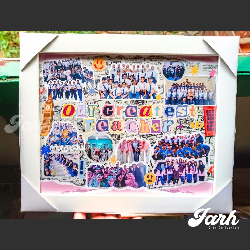 Jual FRAME SCRAPBOOK 2D BISA REQ DESAIN UK 6R 8R 10R KADO BESTIE KADO ...