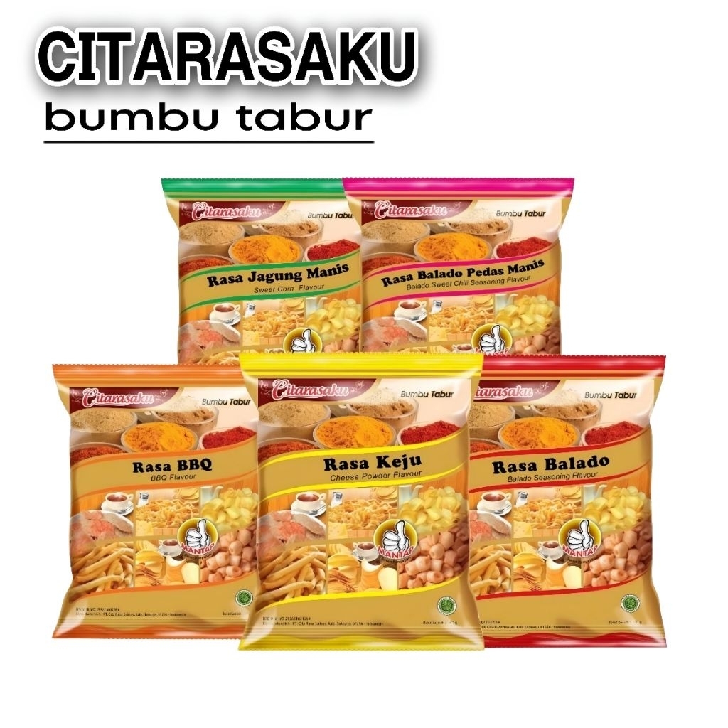 Jual Bumbu Tabur Citarasaku 100gr - Bubuk Tabur Aneka Rasa BBQ Keju ...