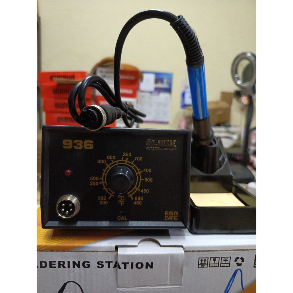 Jual SOLDER STATION QUICK 936A/SOLDER LISTRIK 60W/SOLDERING KIT QUICK ...
