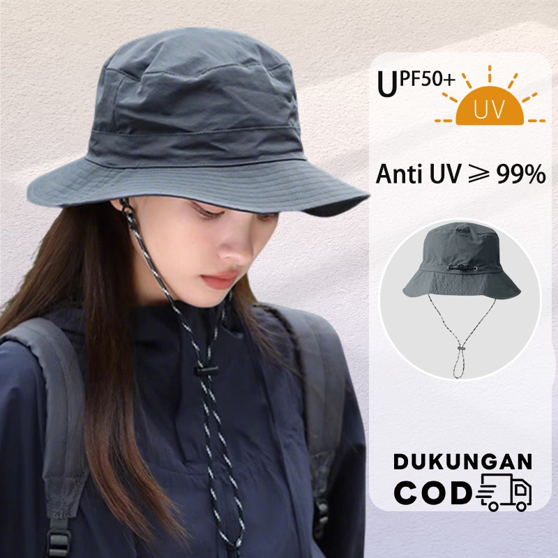 Jual Topi Anti UV Bucket Rimba Waterproof Tahan Air Balaclava Motor ...