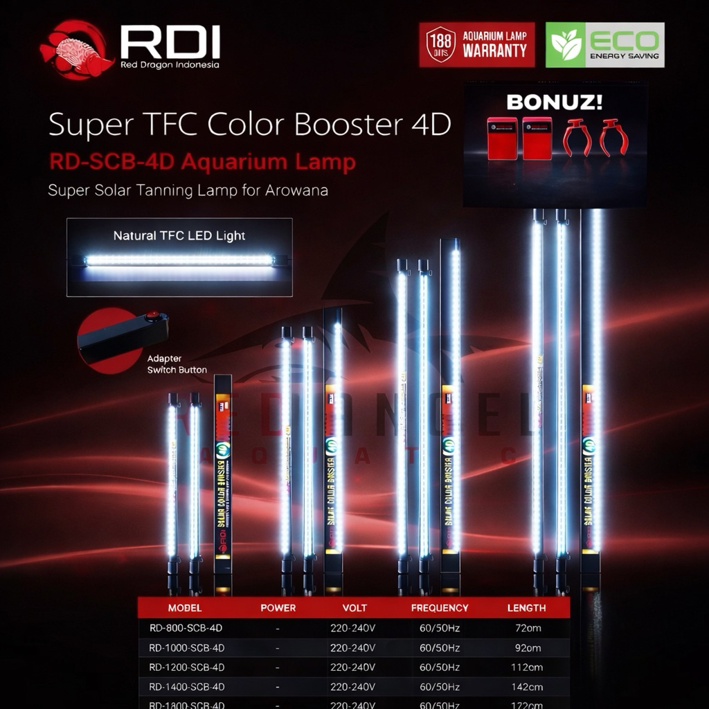 Jual (GARANSI+BONUS) LAMPU TANNING RDI - SUPER TFC SOLAR COLOR BOOSTER ...