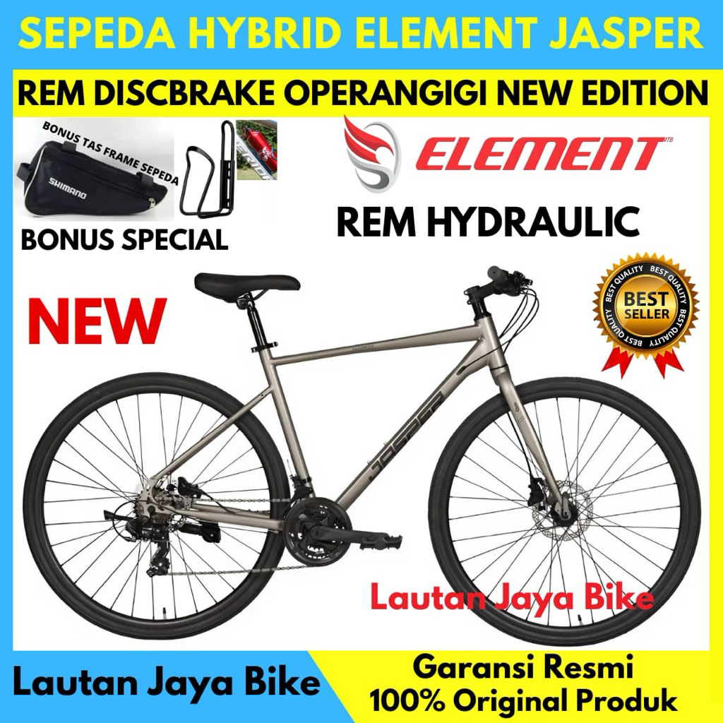 Jual Sepeda Element 700c Hybrid Jasper Rem Hydraulic 24 Speed Terbaru ...