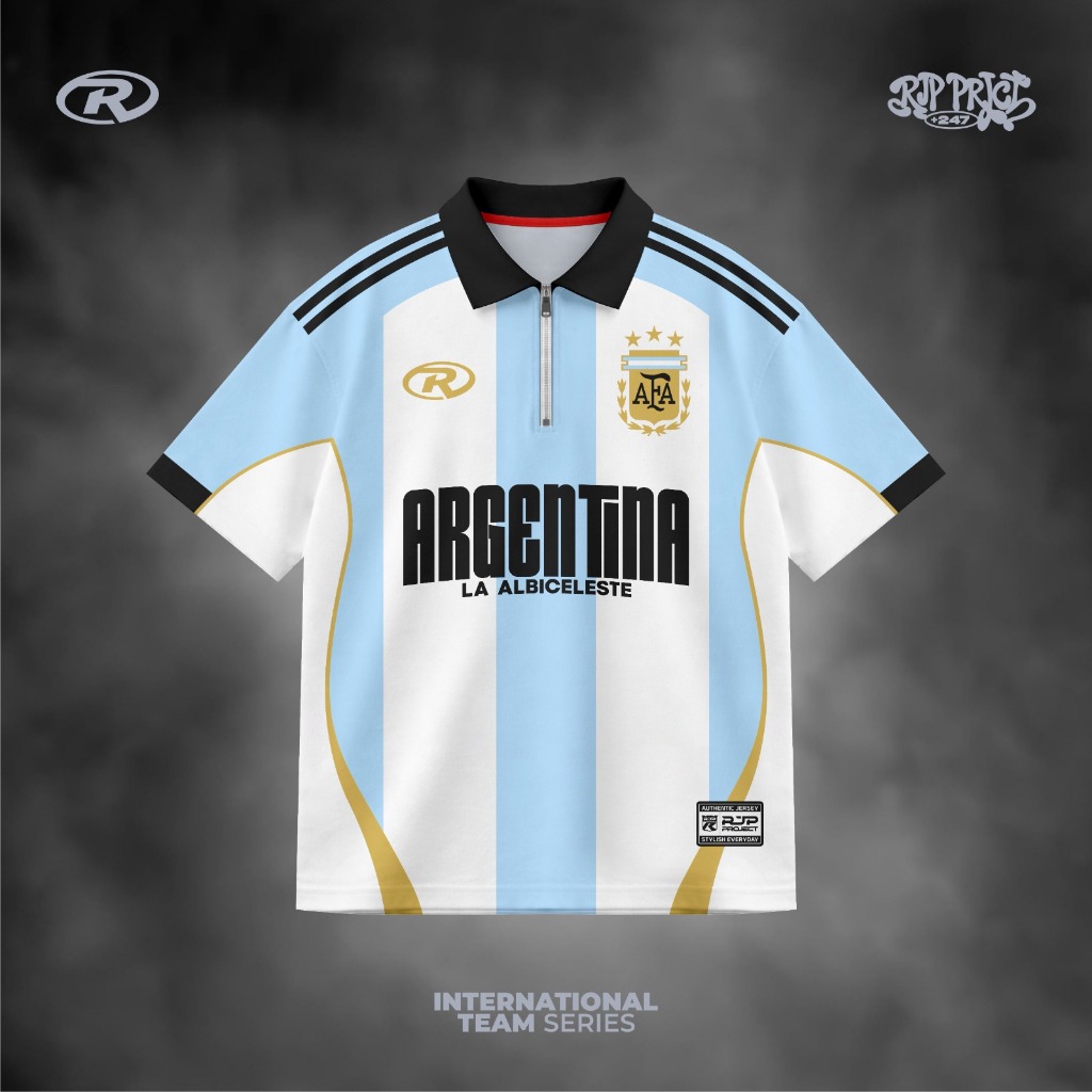 Product image RJP SUPPLY Jersey Bola Dewasa Piala Dunia 2026 Jersey Worldcup Streetwear Full Printing Bahan Dryfit Brazil 